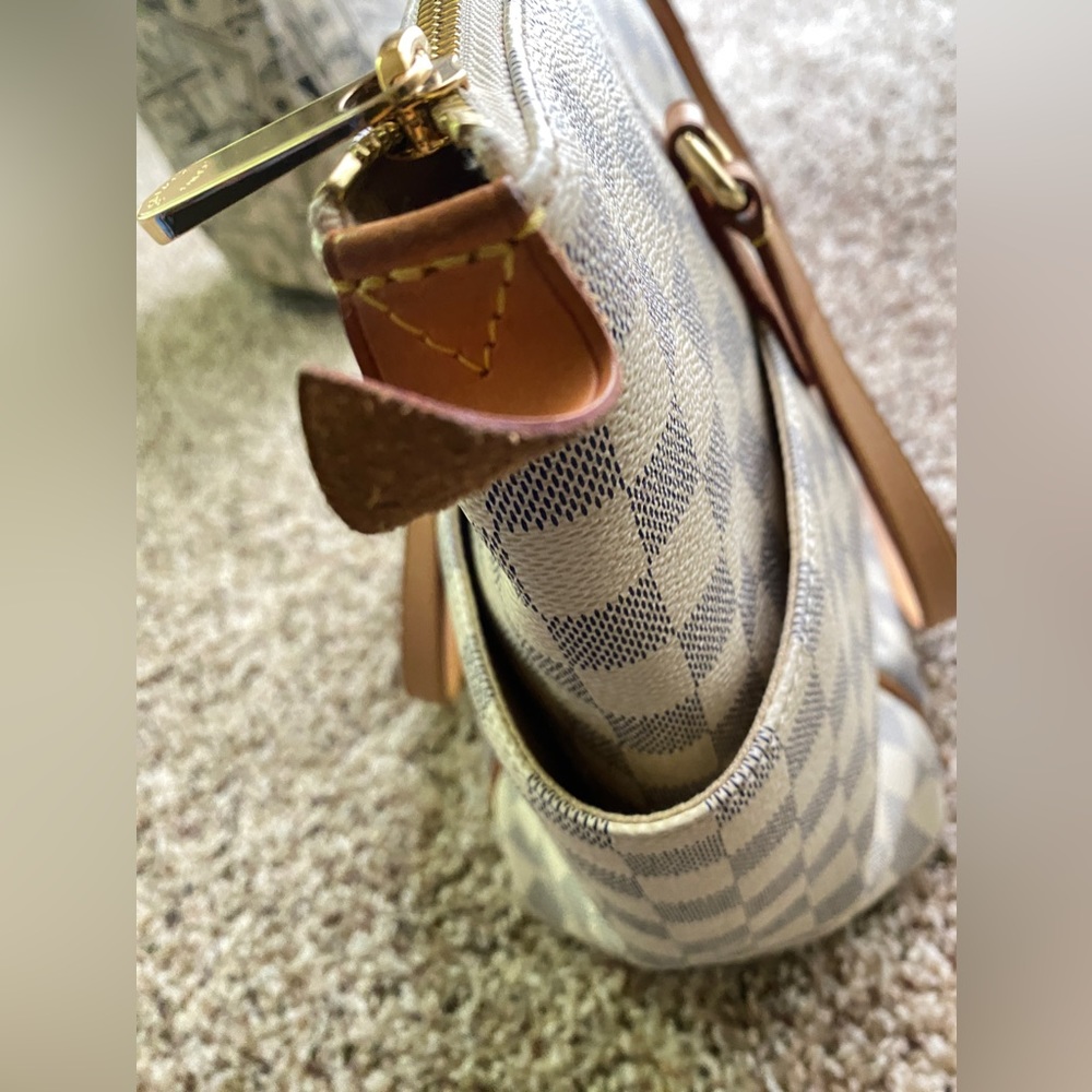 Louis Vuitton Damier Azur Totally MM Tote Bag shoulder Bag with LV dust bag - Picture 14 of 15